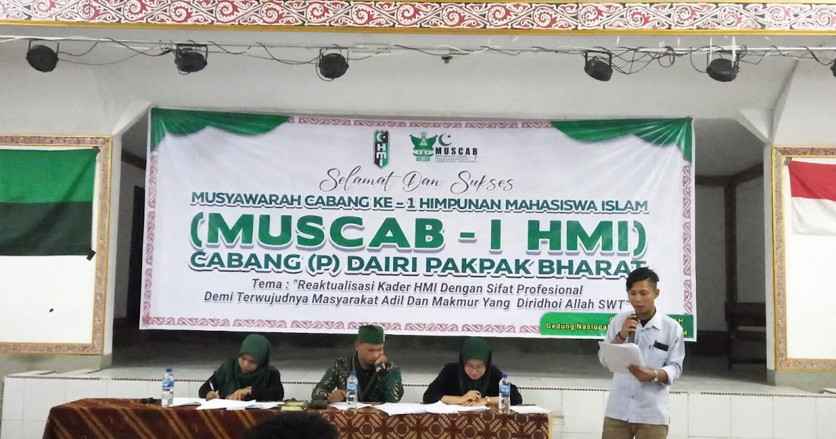 HMI Simpang Tiga Redelong Gelar Musyawarah Cabang
